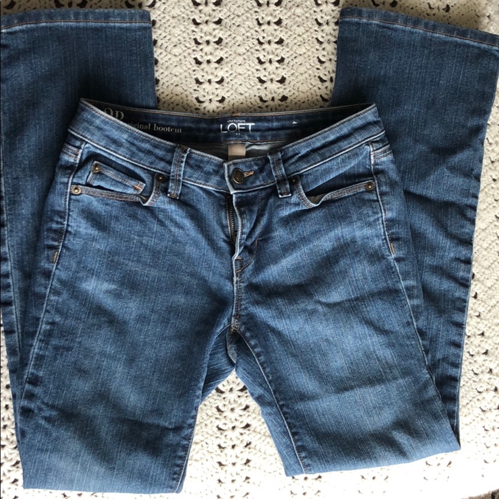 LAST CHANCE Loft original bootcut jeans size 2P
